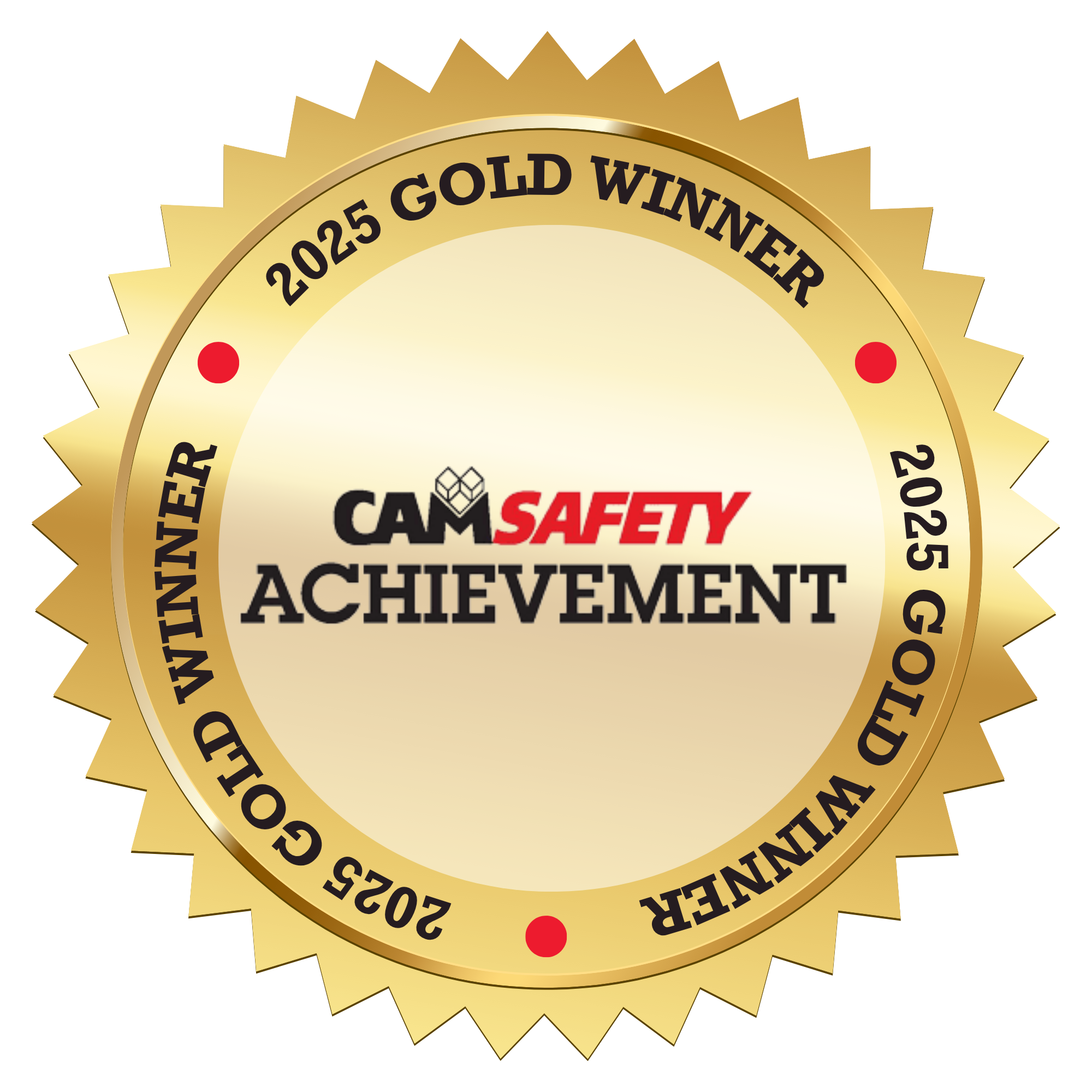 CAM Safety Gold Winner Achievement 2025